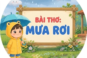 Bài thơ: Mưa rơi