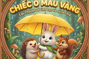 Truyện: Chiếc ô mầu vàng
